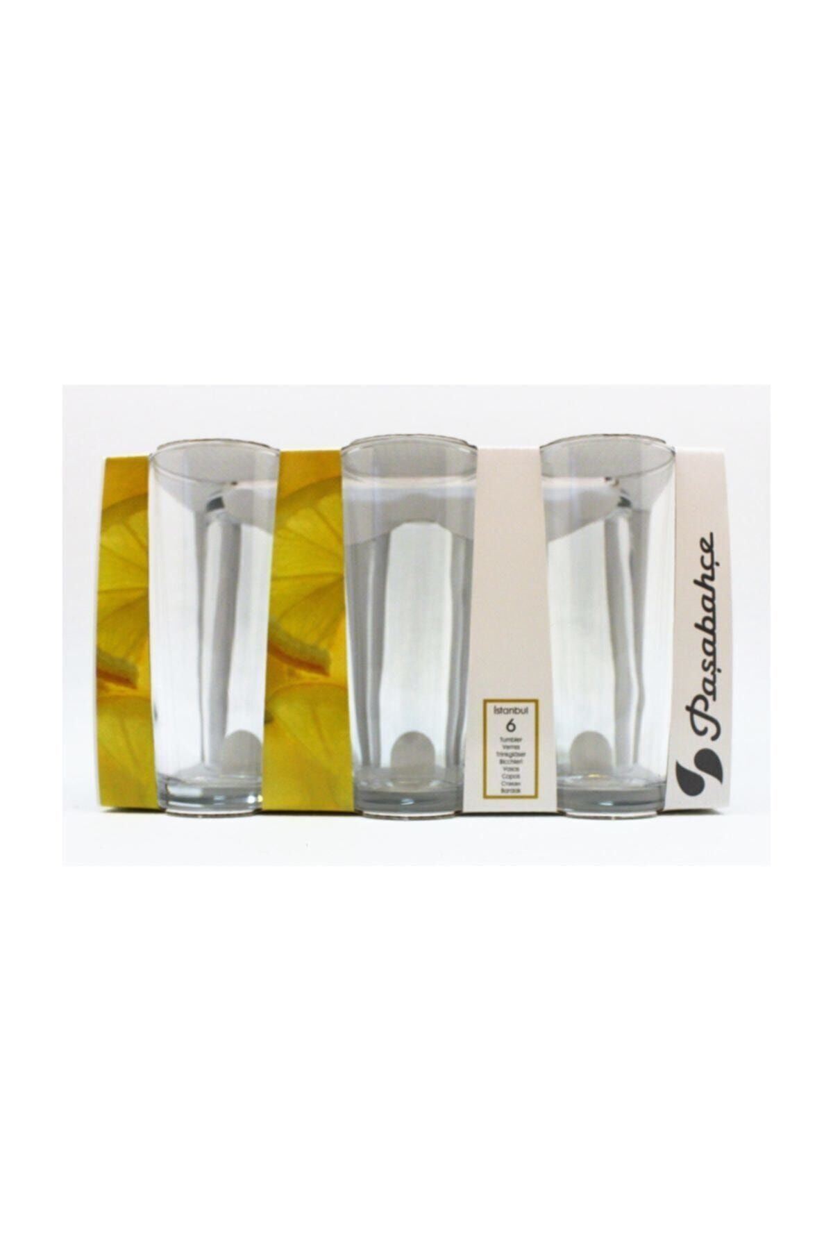 Ince Limonata & Rakı Bardağı Düz Model 6 Adet Bardak