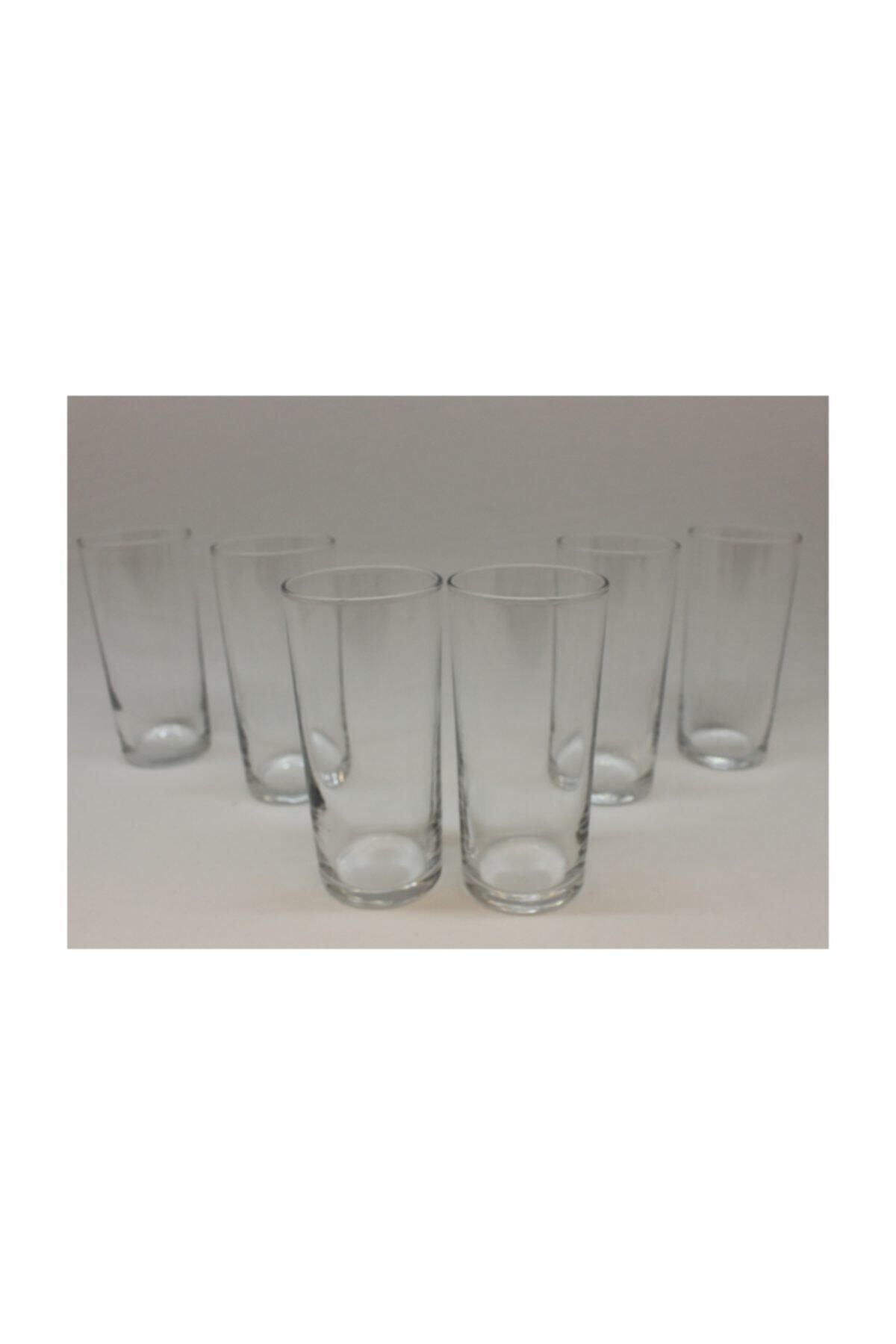 Ince Limonata & Rakı Bardağı Düz Model 6 Adet Bardak