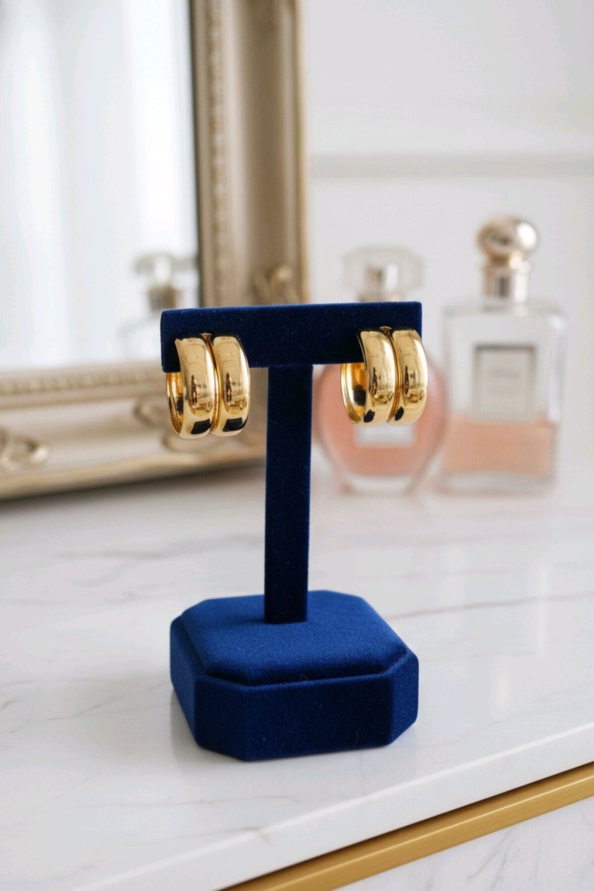 Gold Halka Küpe