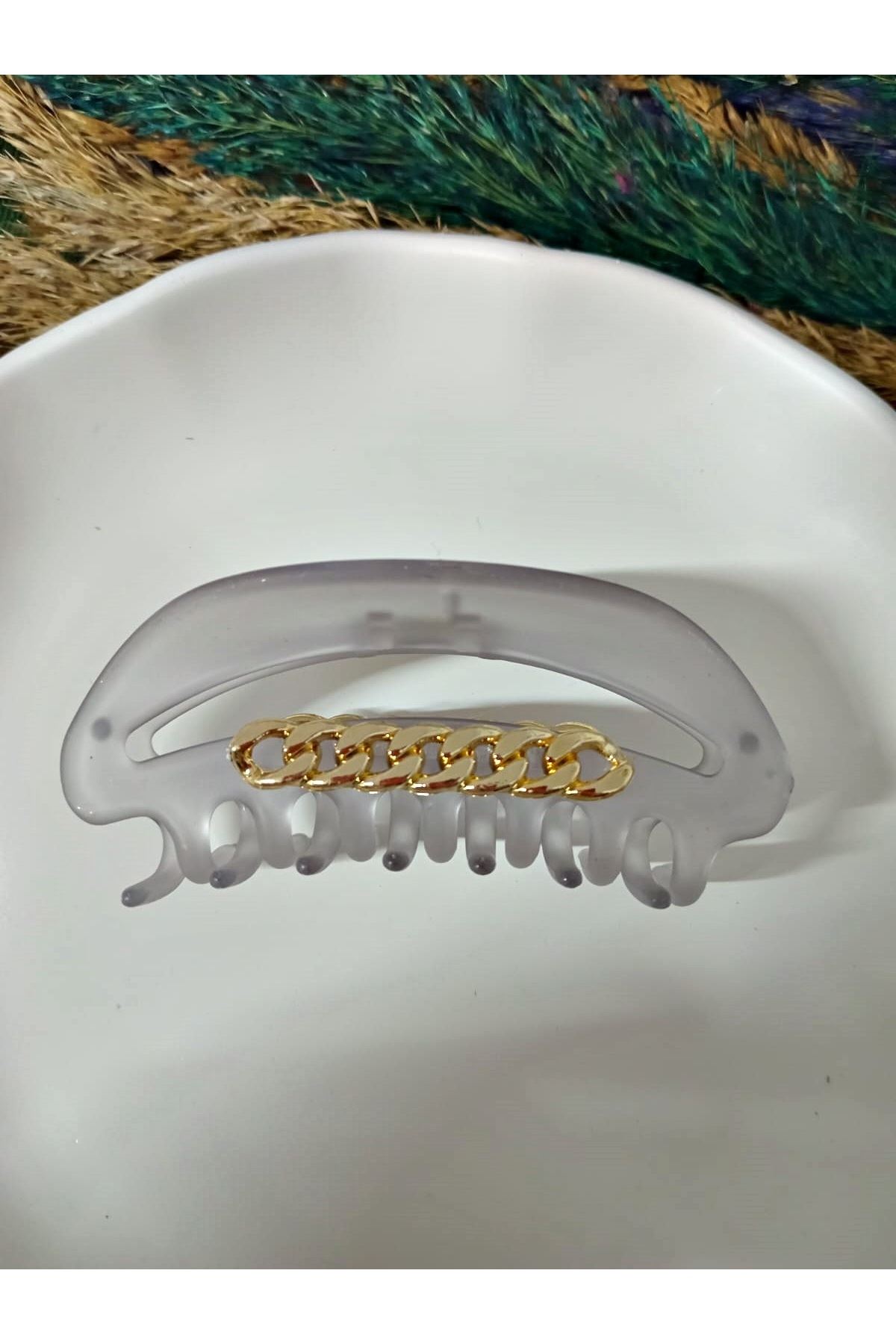 Pastel Renkli Şeffaf Görünümlü Mandal Toka