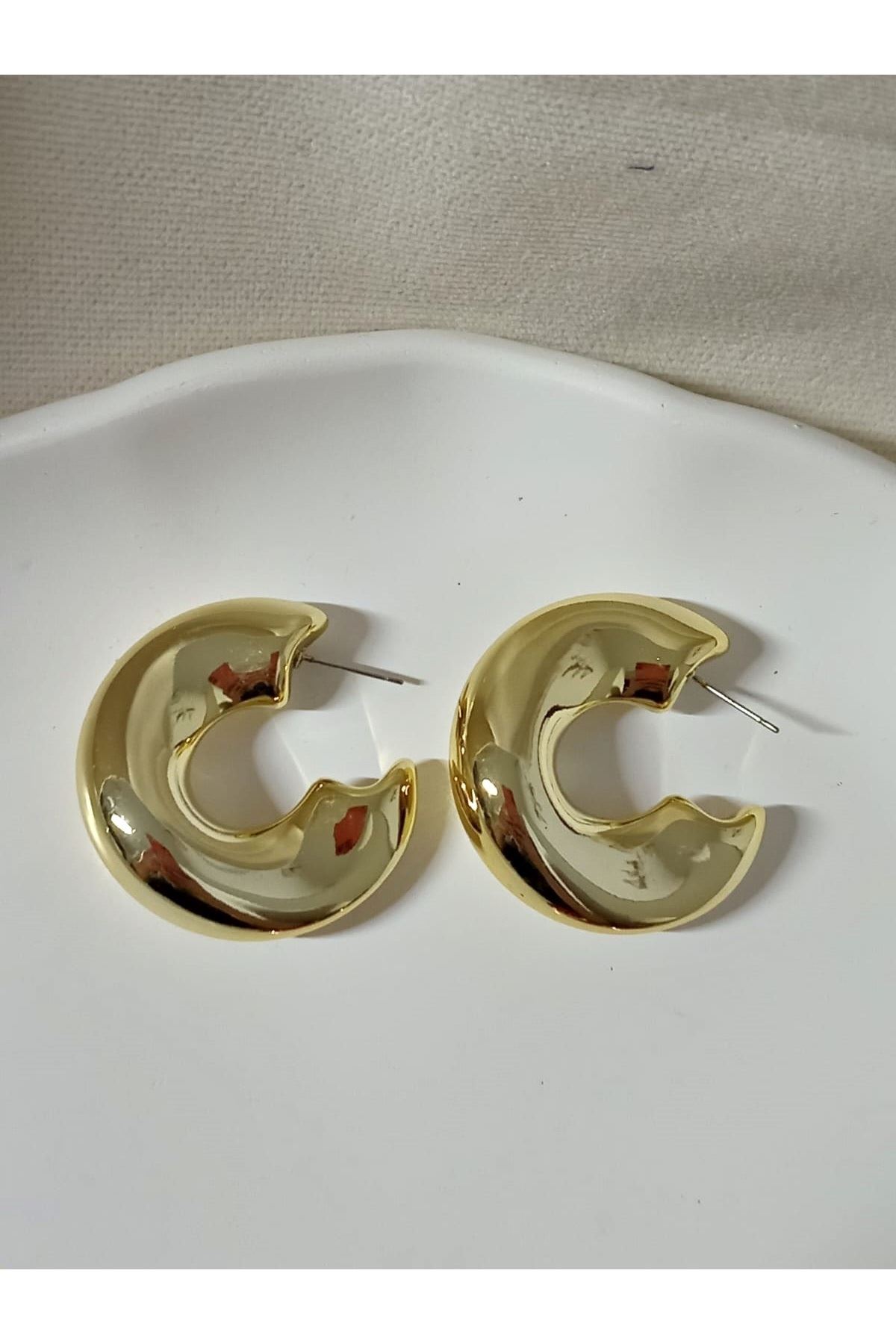 Gold Halka Marka Kadın Küpe