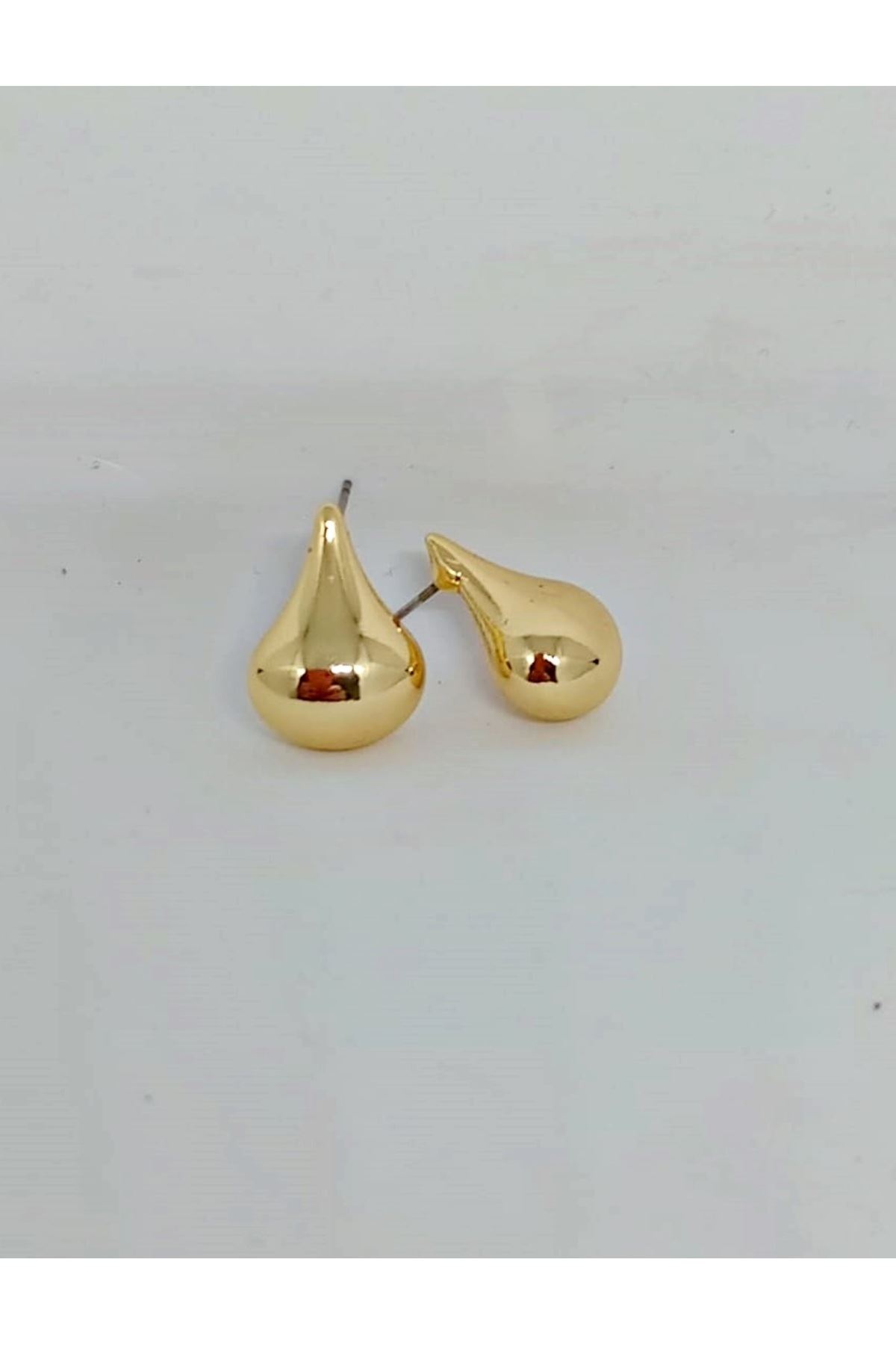 Gold Damla Trend Küçük Kadın Küpe