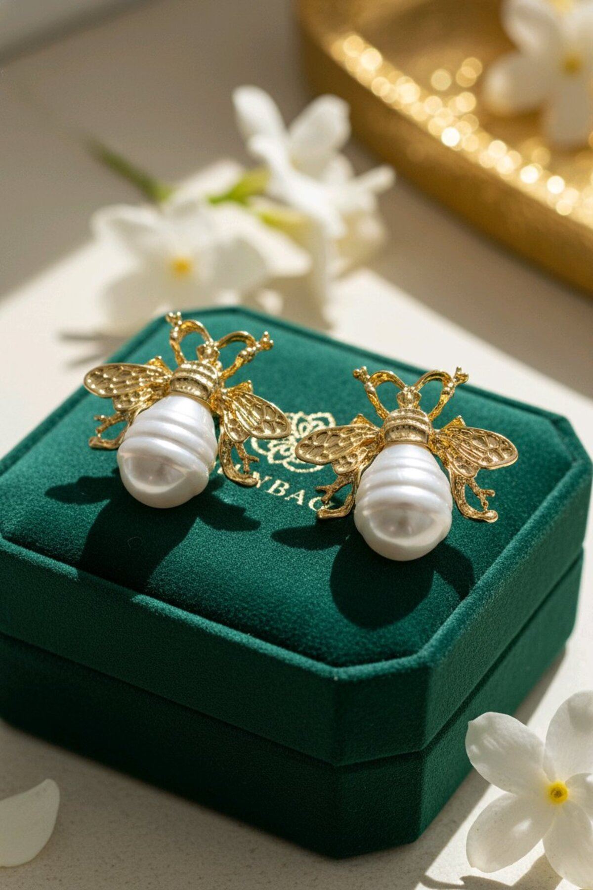 Arı Model İnci Kadın Küpe