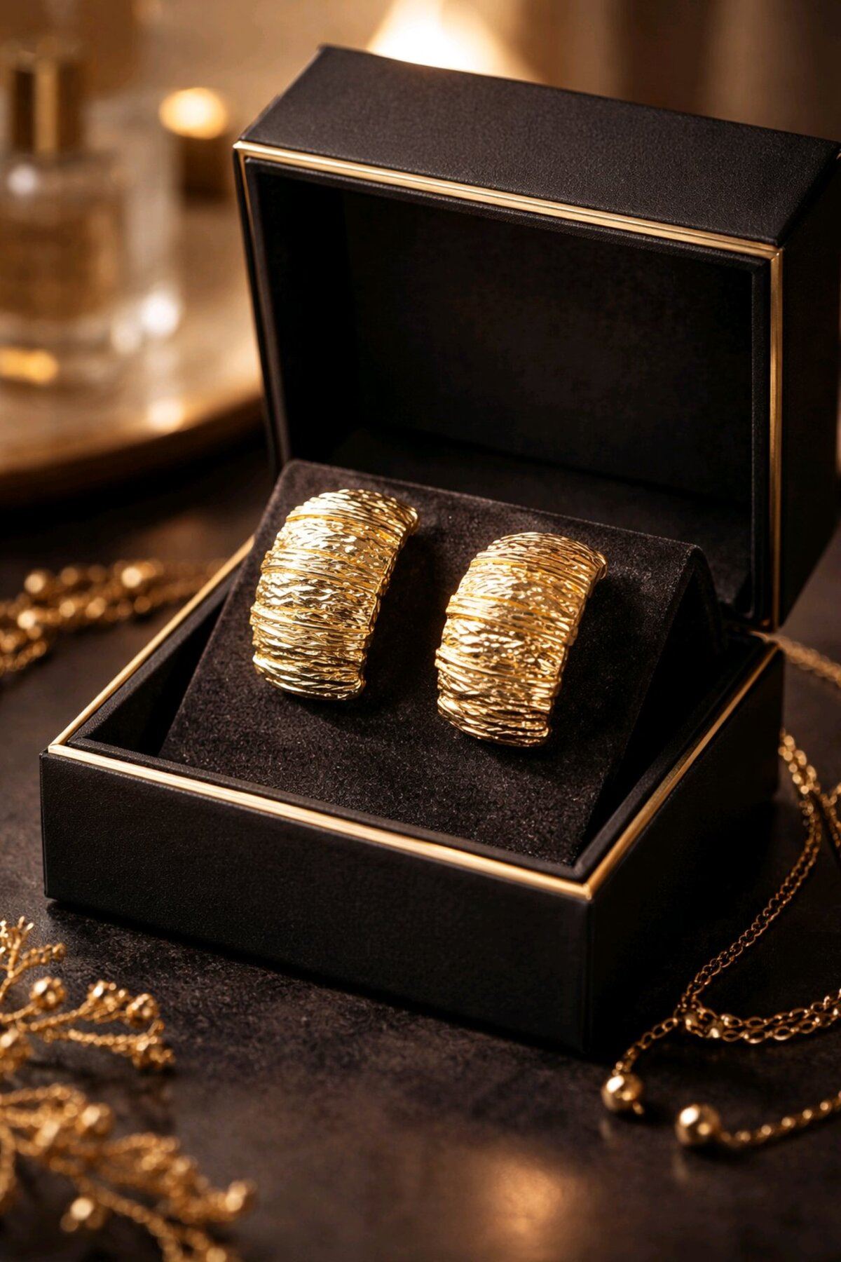 Marka Model, Gold Dokulu Küpe