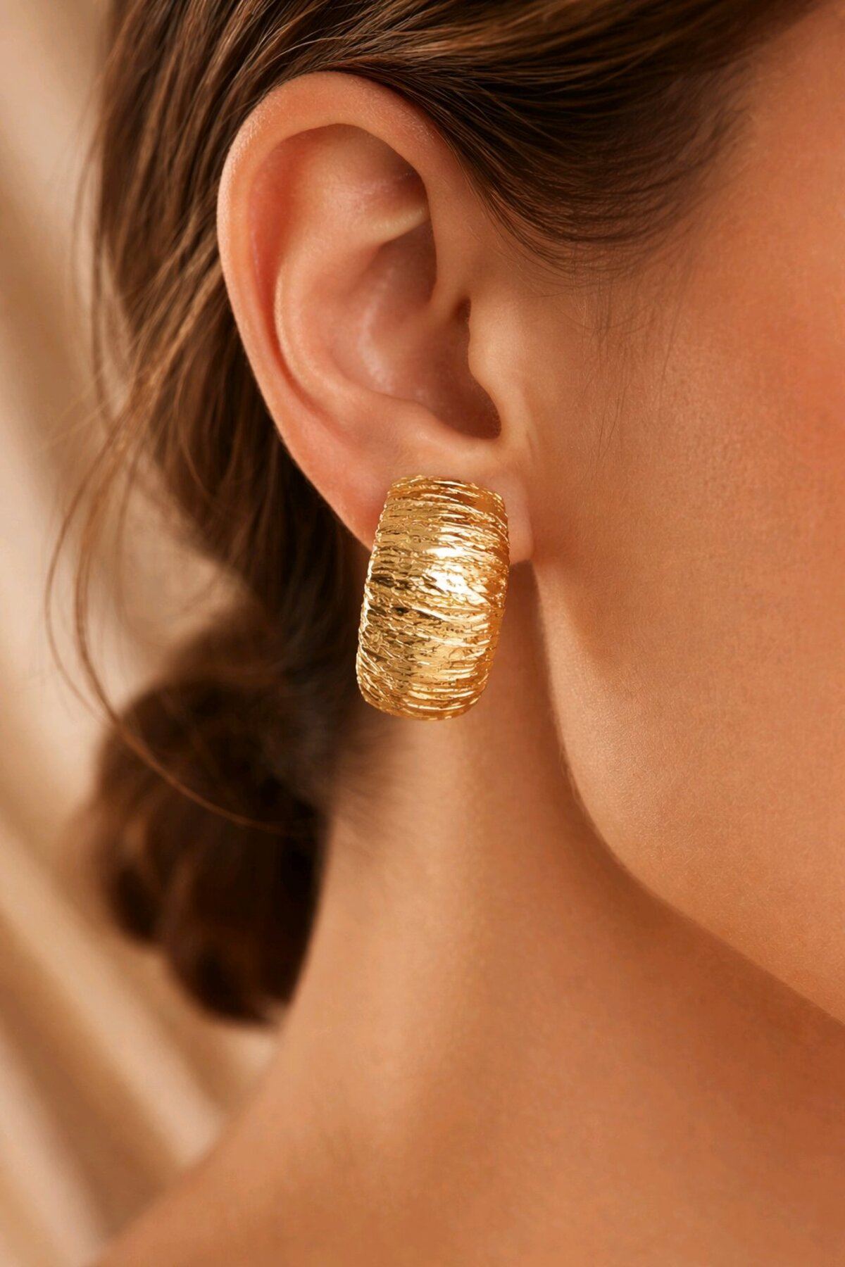 Marka Model, Gold Dokulu Küpe