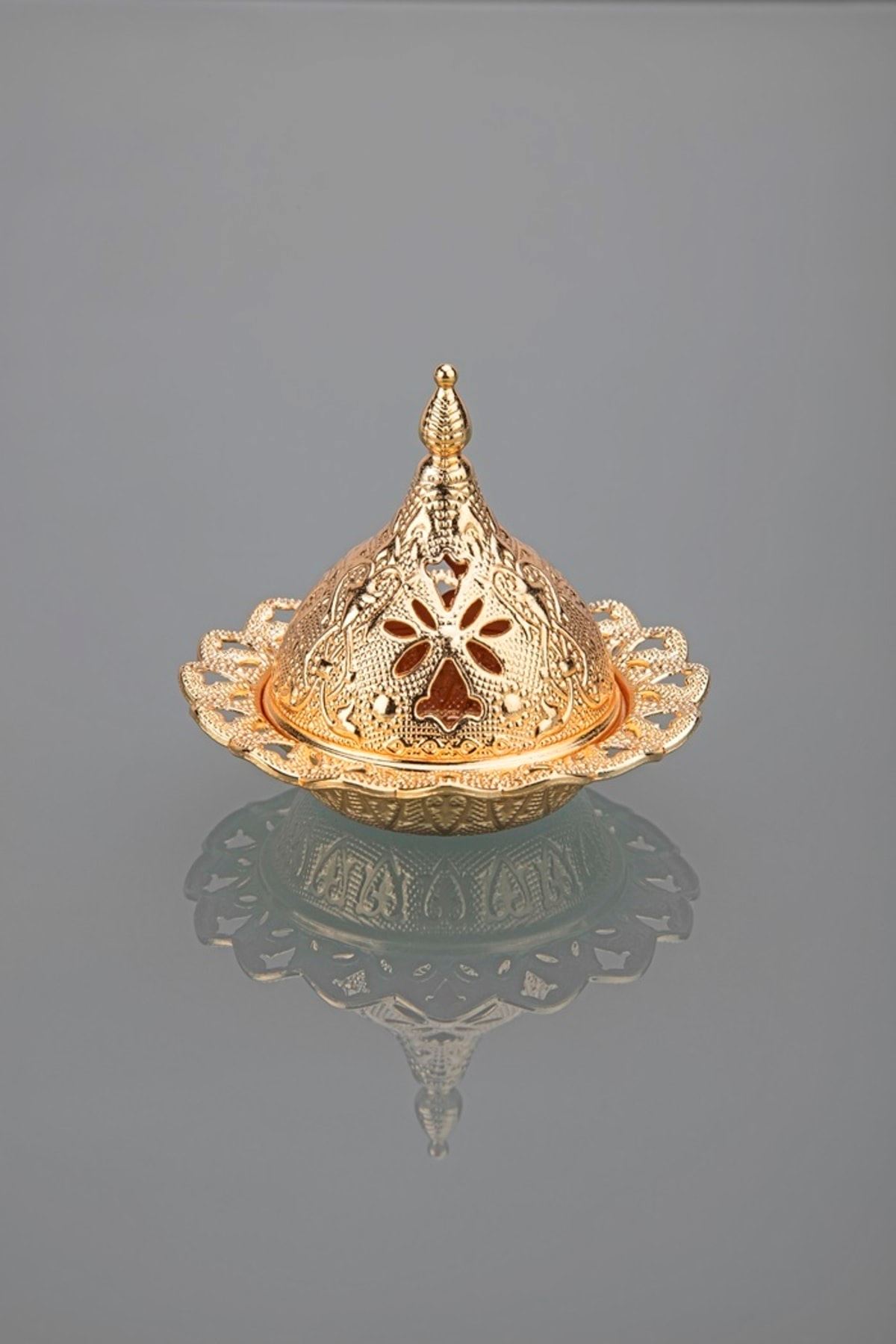 Gold Metal Mini Lokumluk 7cm