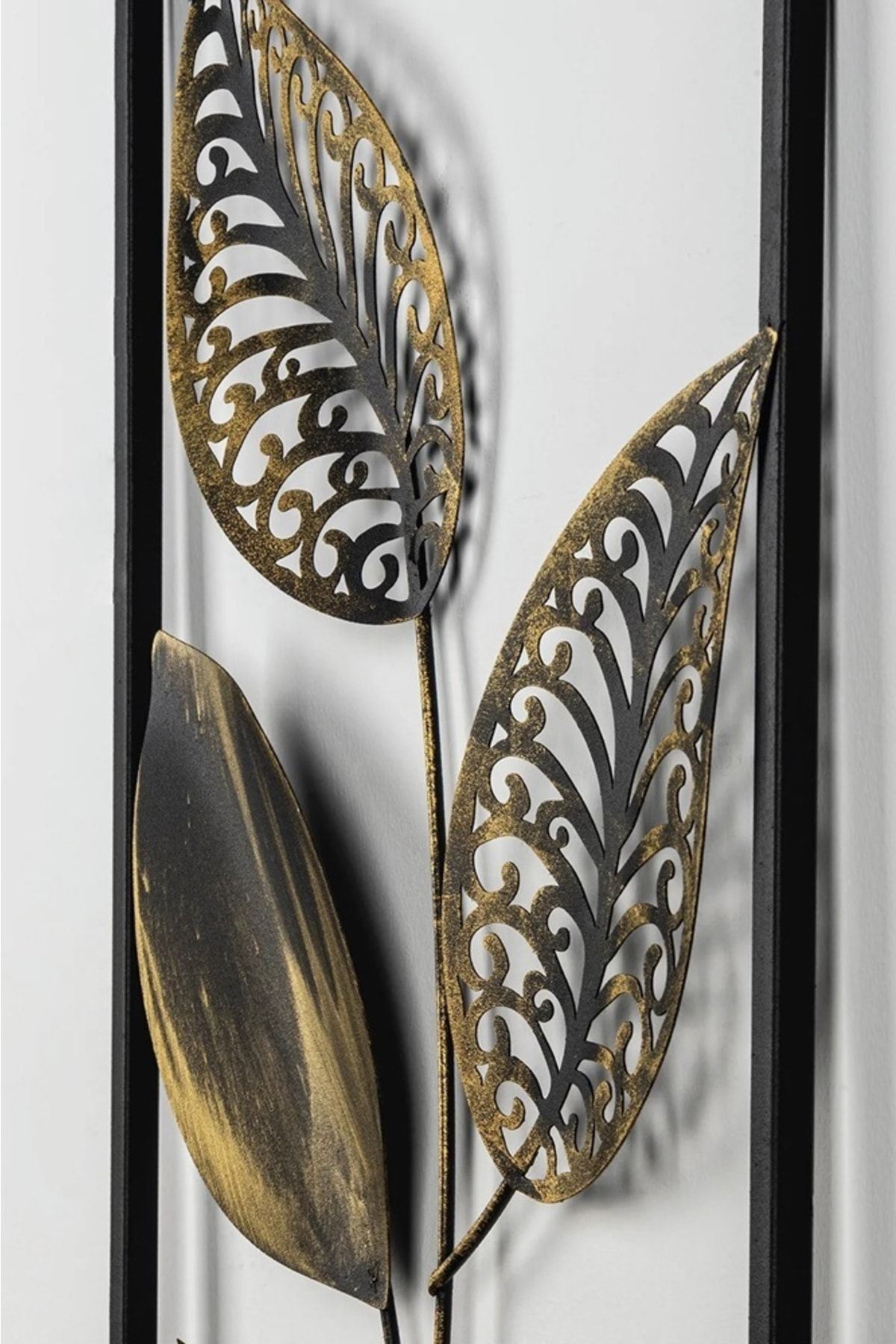 Metal Gold Ev Ofis Duvar Süsü 32x90cm