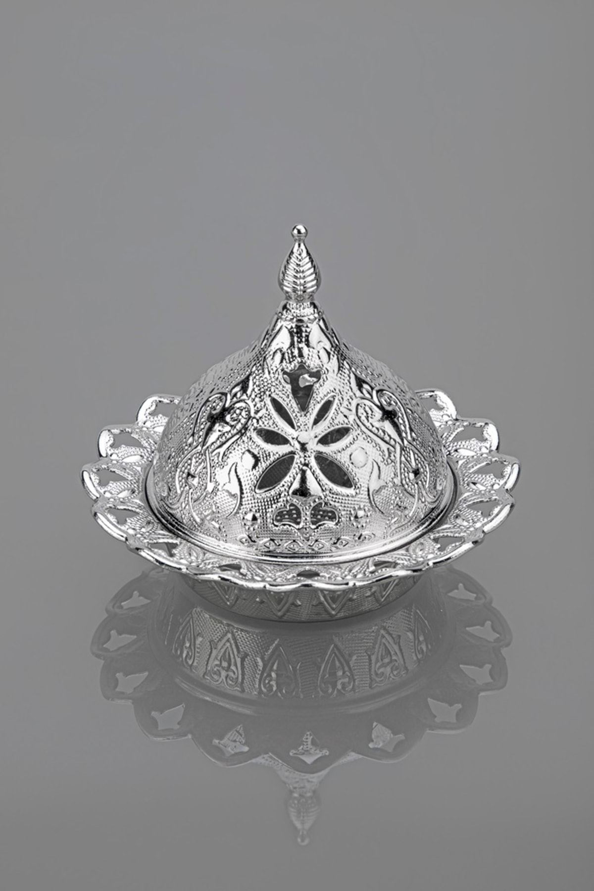Gümüş Metal Orta Lokumluk Çap.10cm