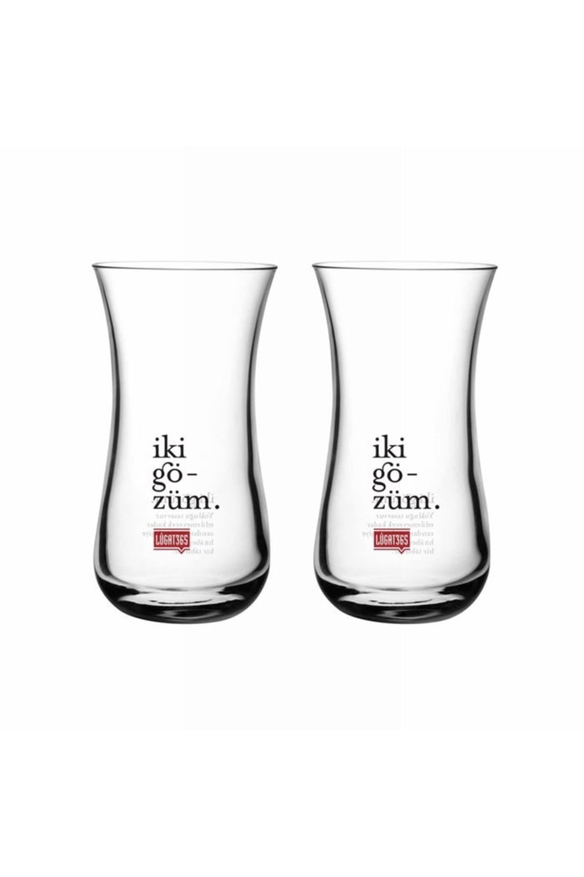 Nude 2 Parça Iki Gözüm Rakı Su Bardağı Seti 120cc