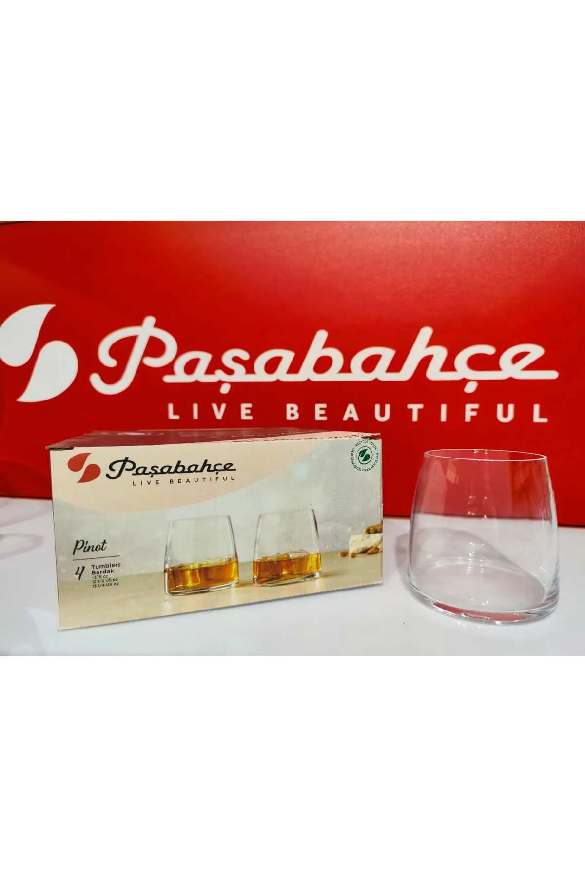 420742 Pinot Su Bardağı 390 cc 4'lü ORJin. Kutuludur ! Önemli !