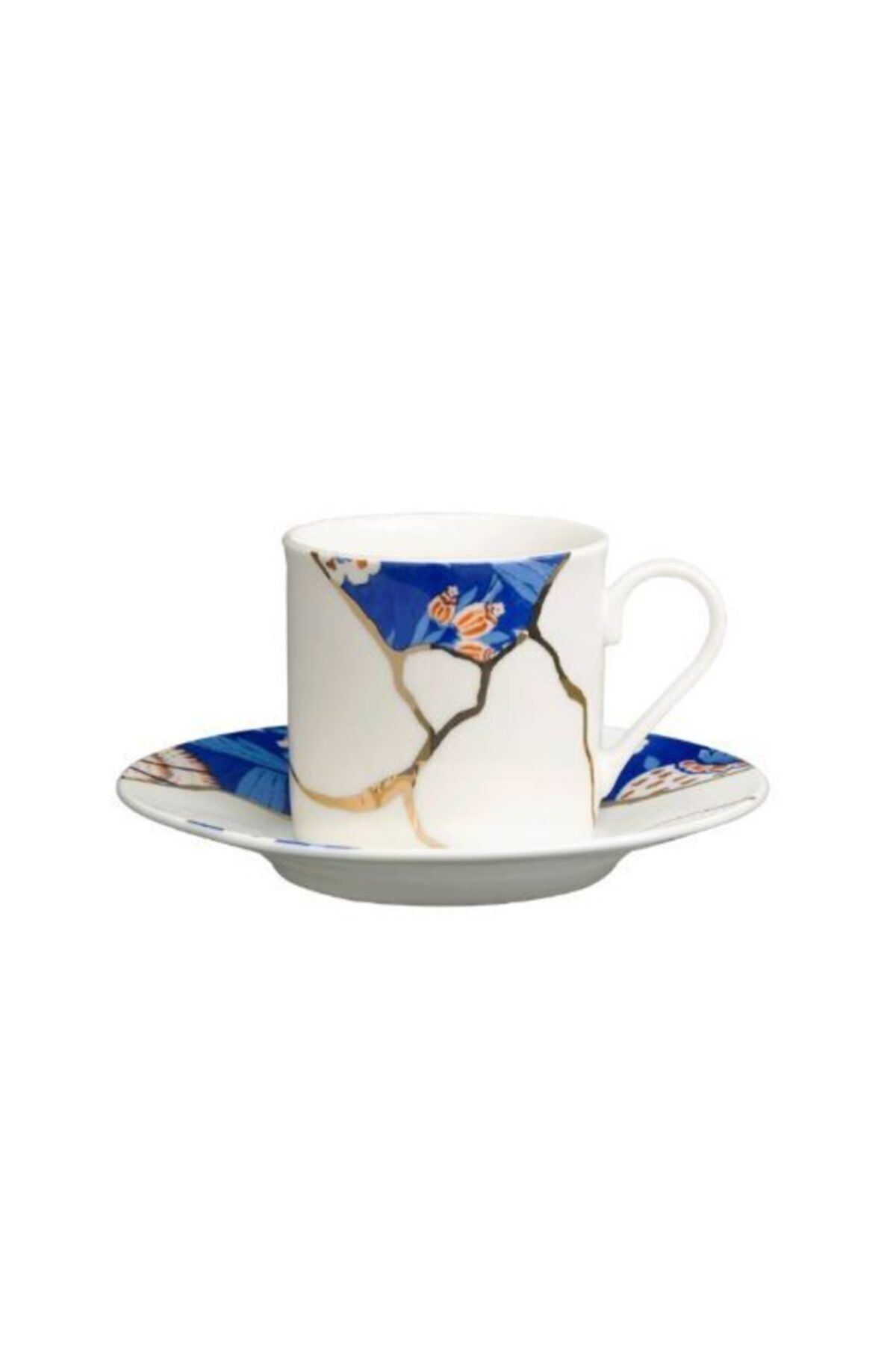4 Parça 2 Kişilik Kintsugi Fincan Seti 240cc