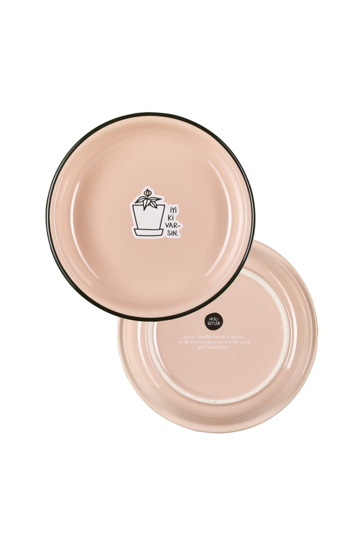 Iyiki Varsın Seramik Pasta Tabağı 15,5cm