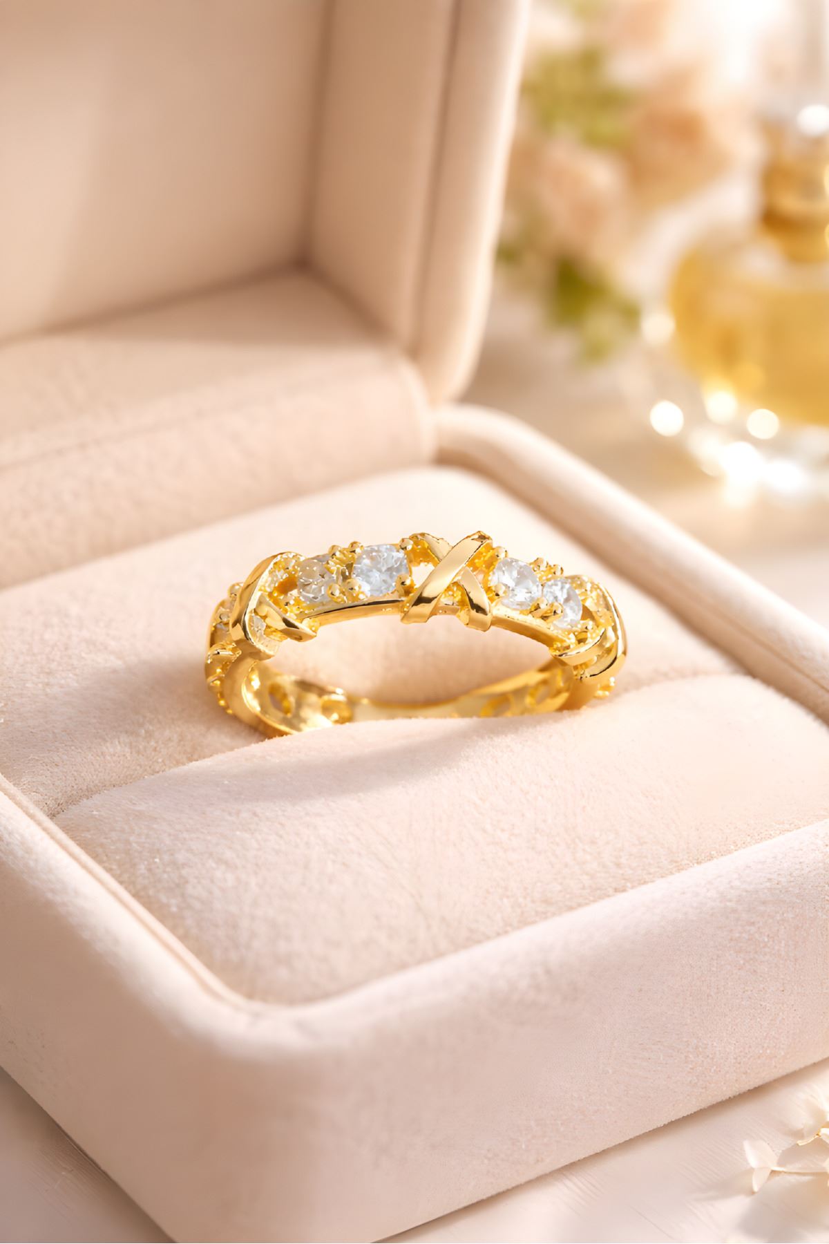 Gold XoXo Yüzük, Ayarlanabilir