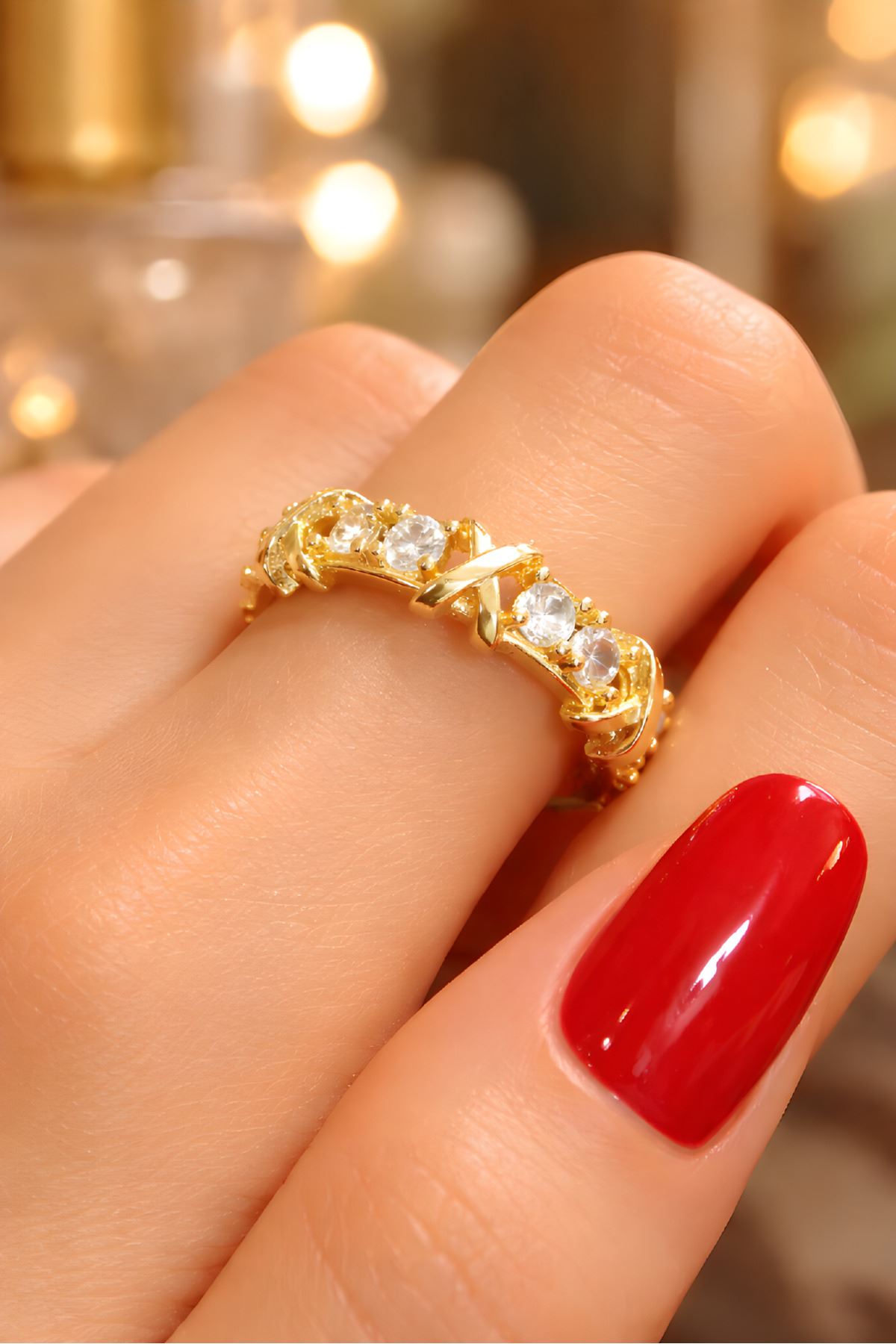 Gold XoXo Yüzük, Ayarlanabilir
