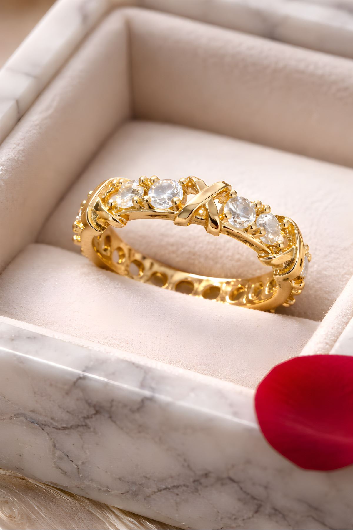 Gold XoXo Yüzük, Ayarlanabilir