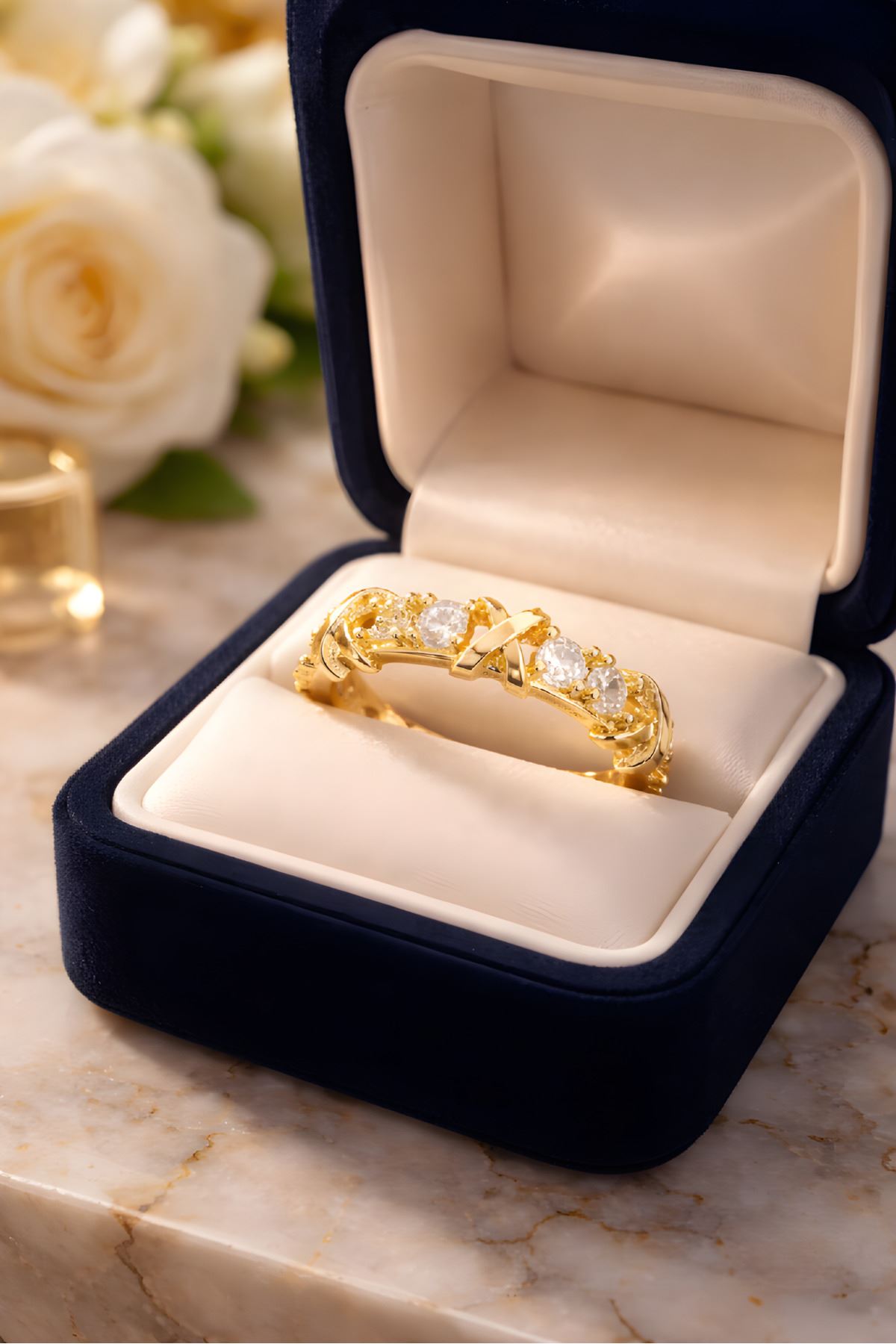 Gold XoXo Yüzük, Ayarlanabilir