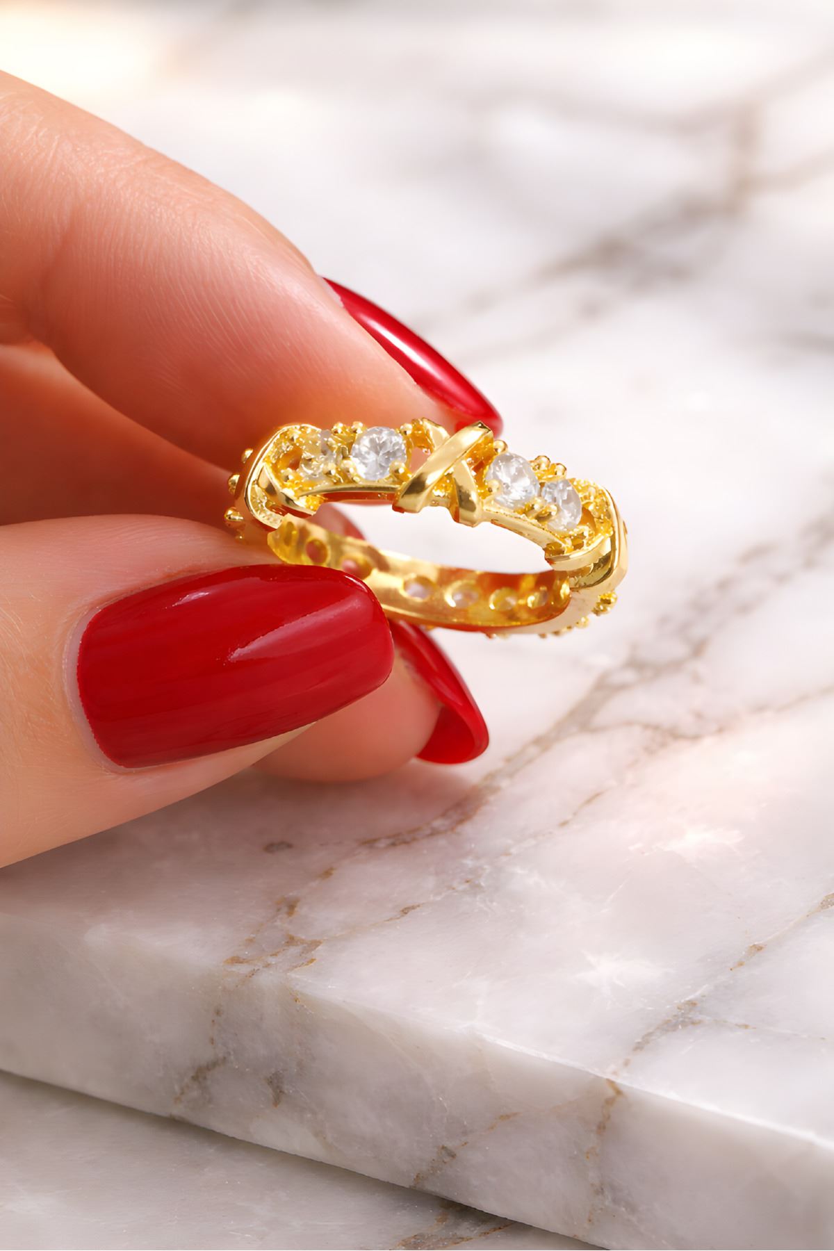Gold XoXo Yüzük, Ayarlanabilir