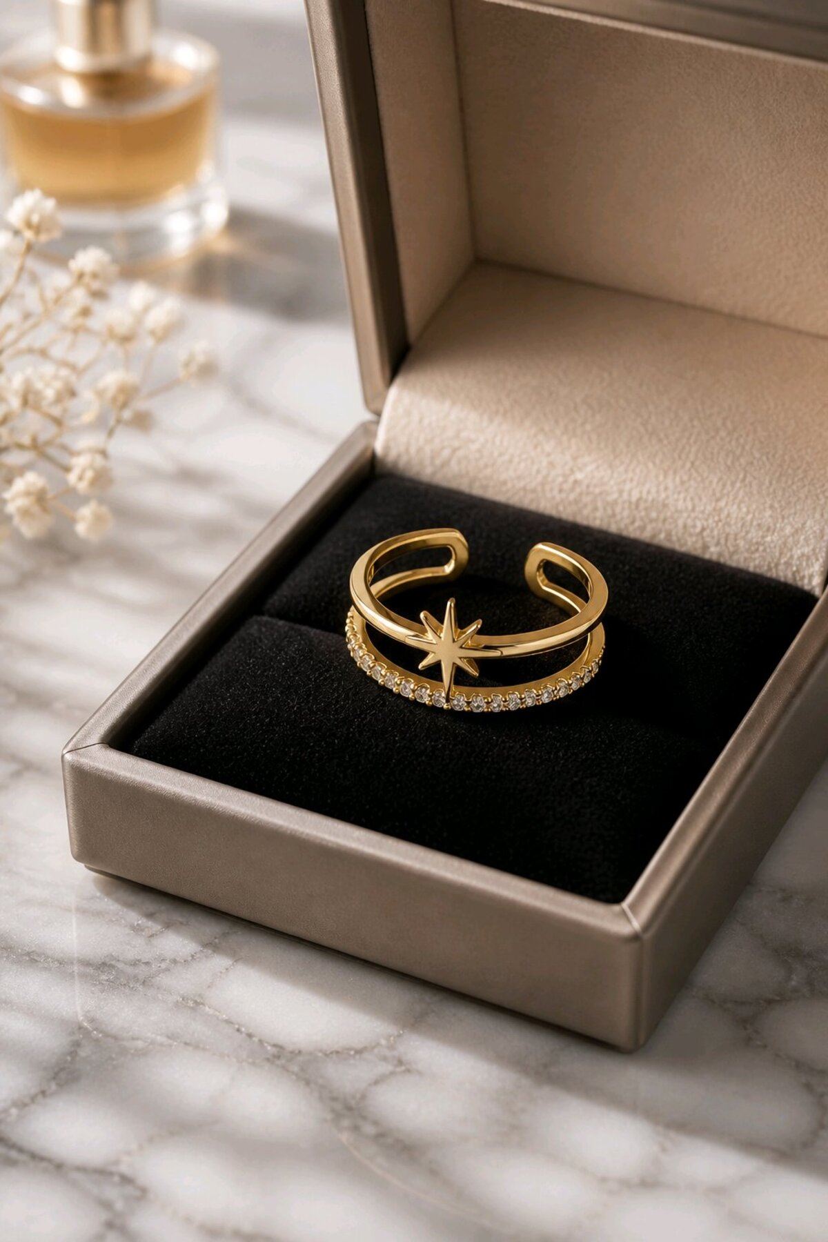 Gold Yıldız Yüzük, Ayarlanabilir