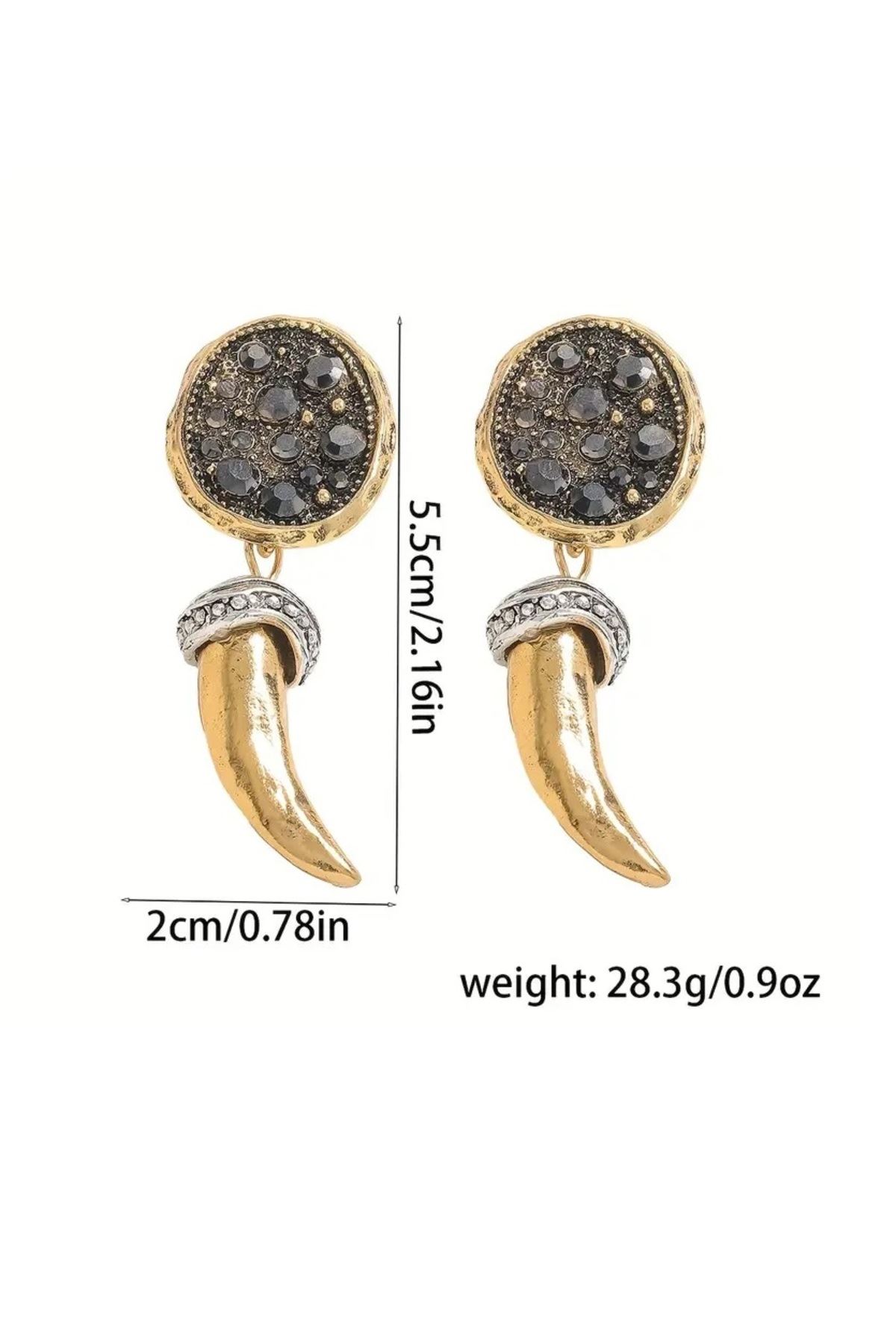 Paslanmaz Çelik Gold Kadın Küpe
