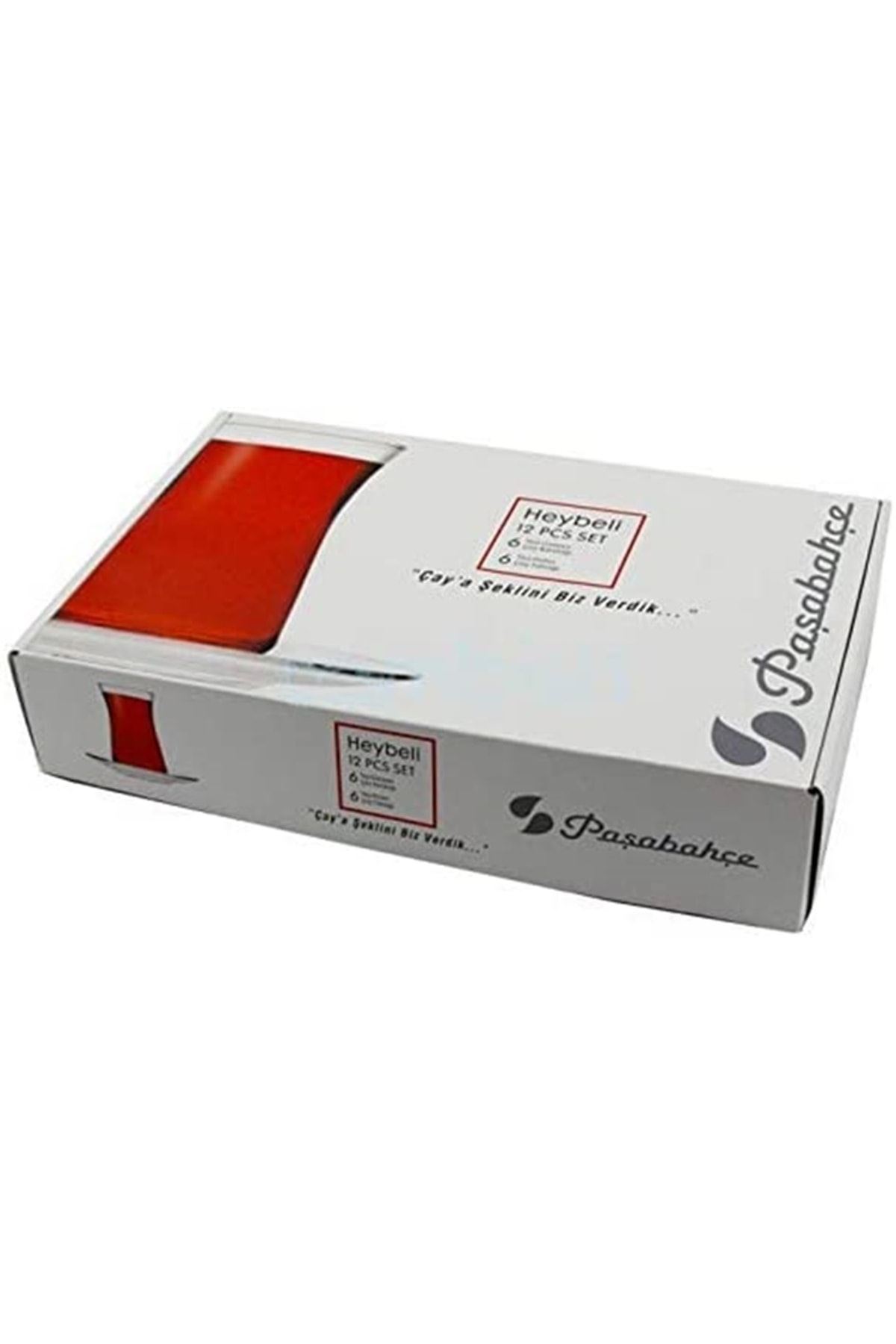 Heybeli 12 Parça Sade Çay Takımı 160cc