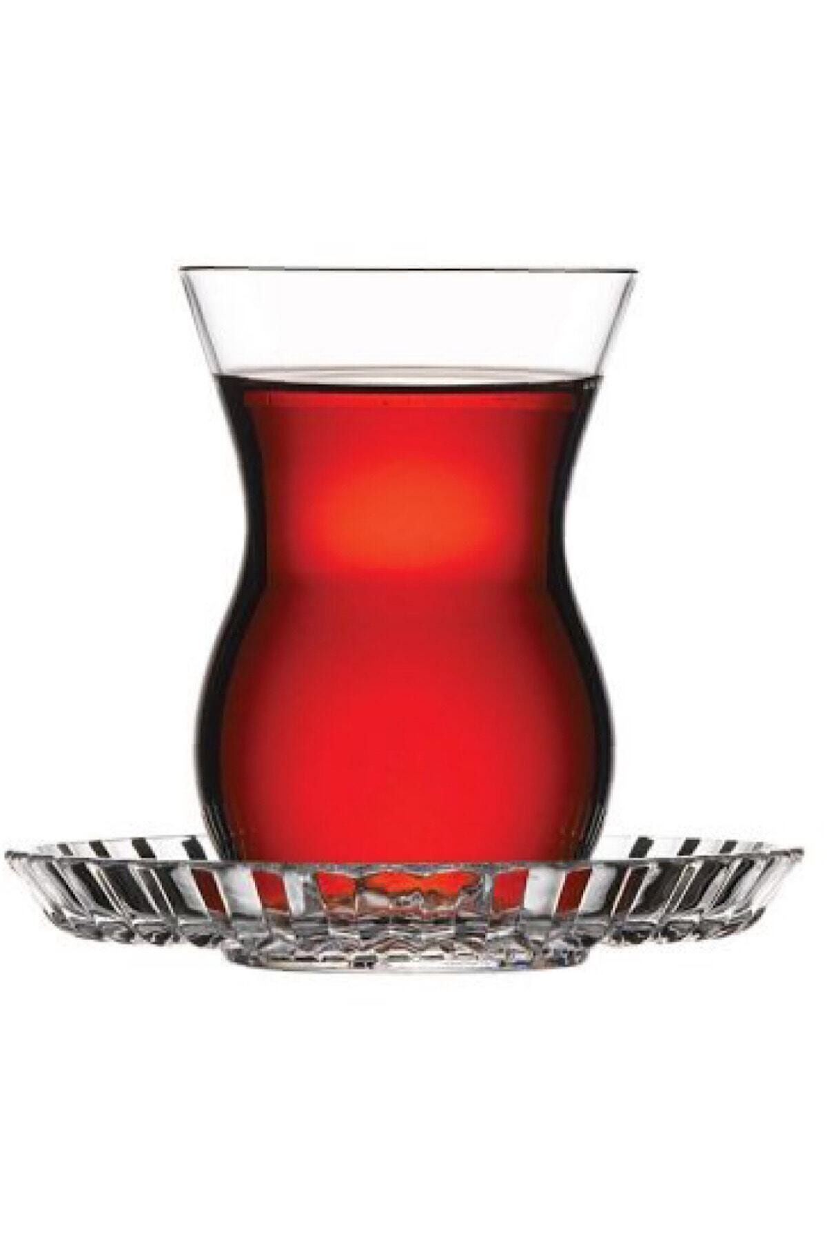 Crystallin Çay Seti 12 Parça 6 Kişilik Beykoz Çay Seti 145cc ORJin. Kutuludur