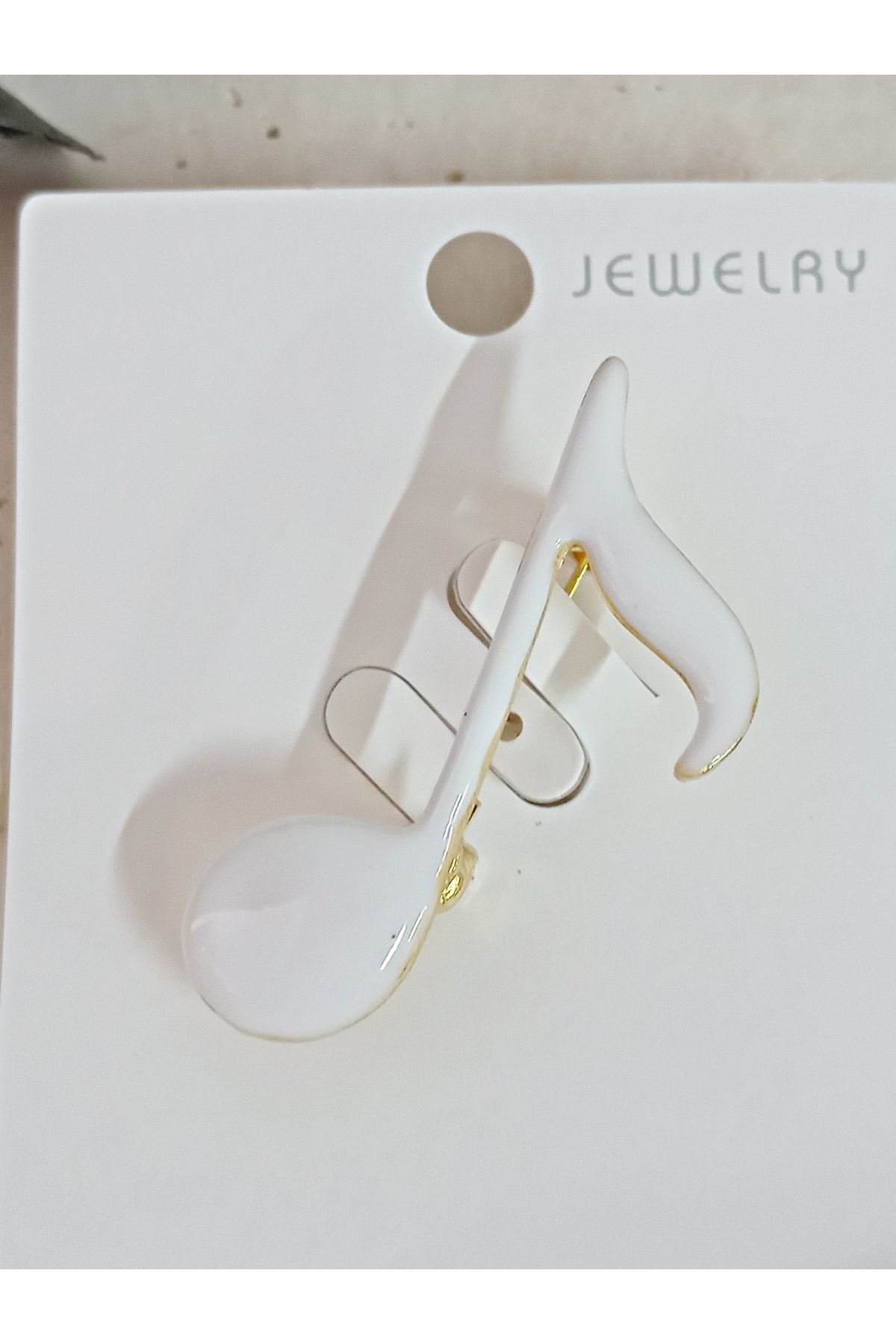 Gold Müzik Notası Broş