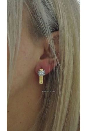 Gold Taşlı Şık Kadın Küpe