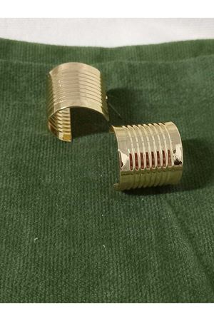 Gold C Şekilli Halka Hafif Şık Kadın Küpe