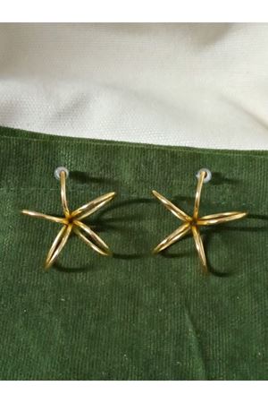 Gold Muhteşem Duruşlu Hafif Tel Kadın Küpe