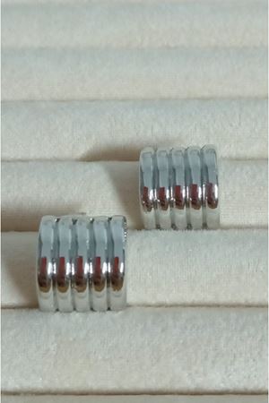 Gümüş Vintage Stil C-Şekilli Kadın Küpe