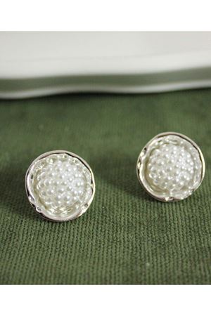 Gümüş İncili Şık Kadın Küpe