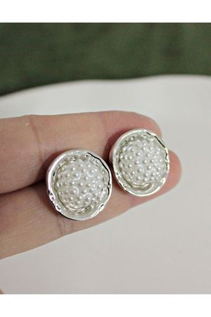 Gümüş İncili Şık Kadın Küpe