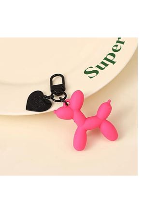 Balon Köpek Pembe Anahtarlık
