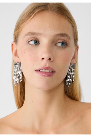 Taşlı Sallantılı Uzun Kadın Abiye Küpe