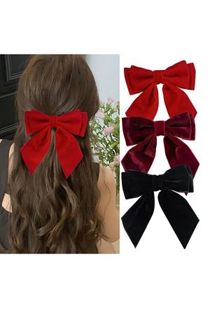 Siyah Kadife Fiyonk Otomatik Toka