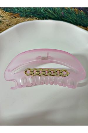 Pastel Renkli Şeffaf Görünümlü Mandal Toka