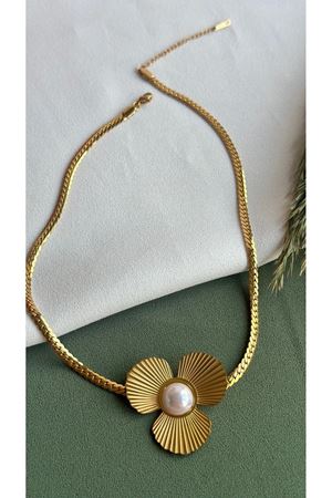 Çelik Gold Kolye İncili