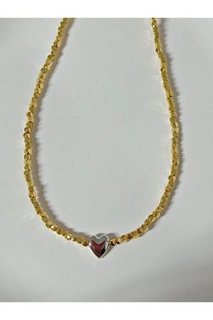 Kalp Uçlu Dorika Gold Şık Abiye Günlük Kadın Kolye