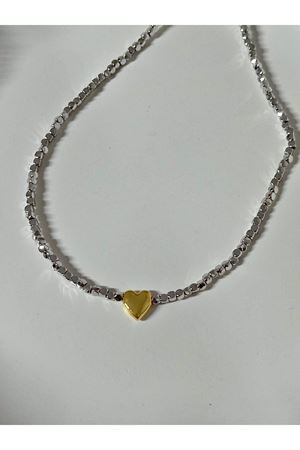 Kalp Uçlu Dorika Şık Abiye Günlük Gümüş Kadın Kolye