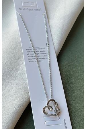 316 L Çelik Sonsuz Aşk Temalı Kadın Kolye