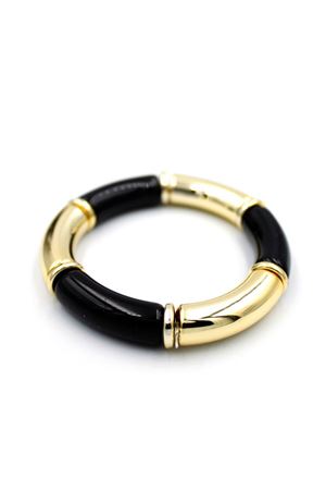 Siyah Gold Esnek Bileklik