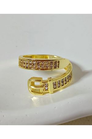 Gold Kemer Tokası Ayarlanabilir Çelik Yüzük