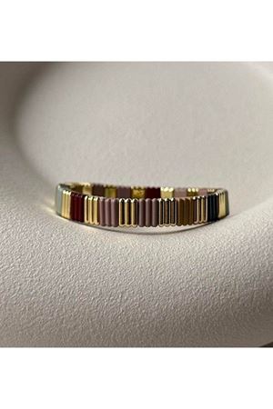 Soft Pembe Bordo Yeşil Gold Esnek Bileklik