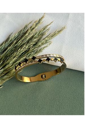 316 L Çelik Yonca Kelepçe Bilezik