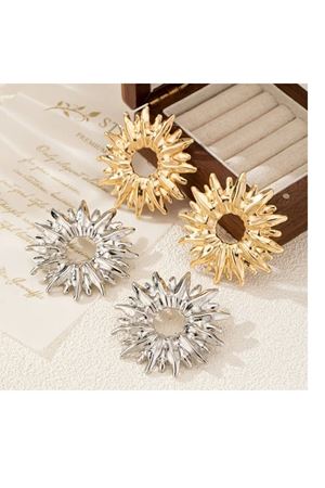 Gold Güneş Marka Kadın Küpe