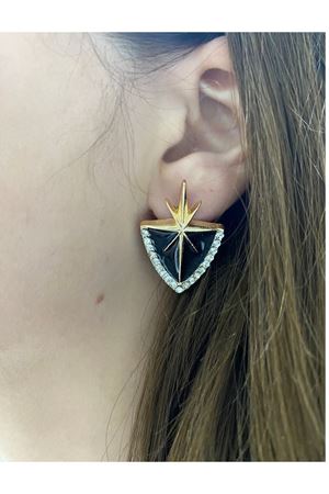 Mineli Minimal Kutup Yıldızı Kadın Küpe