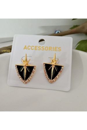 Mineli Minimal Kutup Yıldızı Kadın Küpe