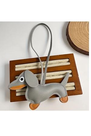 Gri Köpek Çanta Aksesuarı