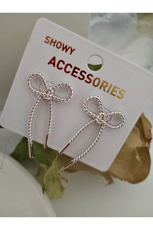 Fiyonk Tasarım Uzun  Kadın Küpe