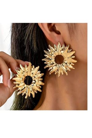 Gold Güneş Marka Kadın Küpe